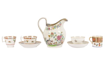 Lot 154 - A SMALL EIGHTEENTH CENTURY AND LATER COLLECTION OF SPODE PORCELAIN