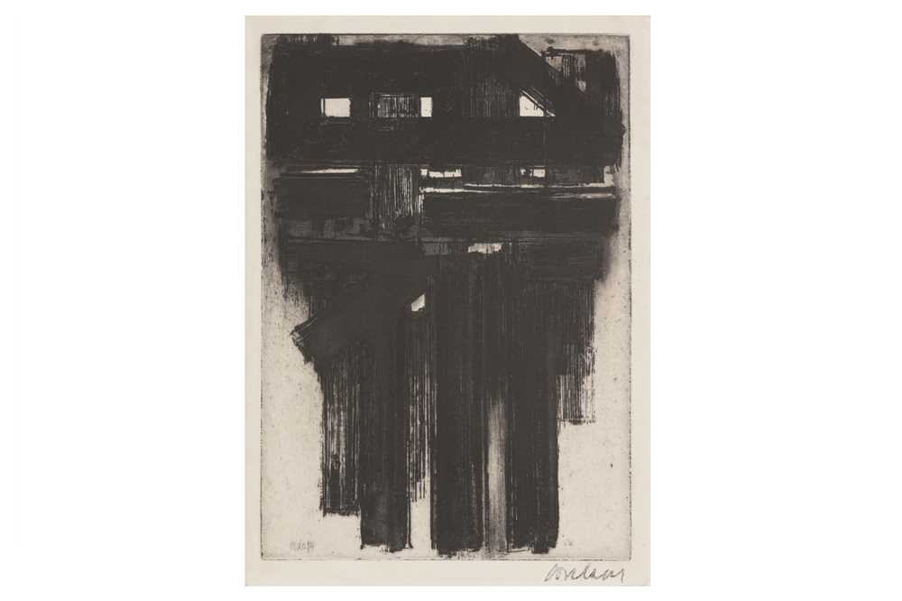 Lot 9 - PIERRE SOULAGES (FRENCH B. 1919)