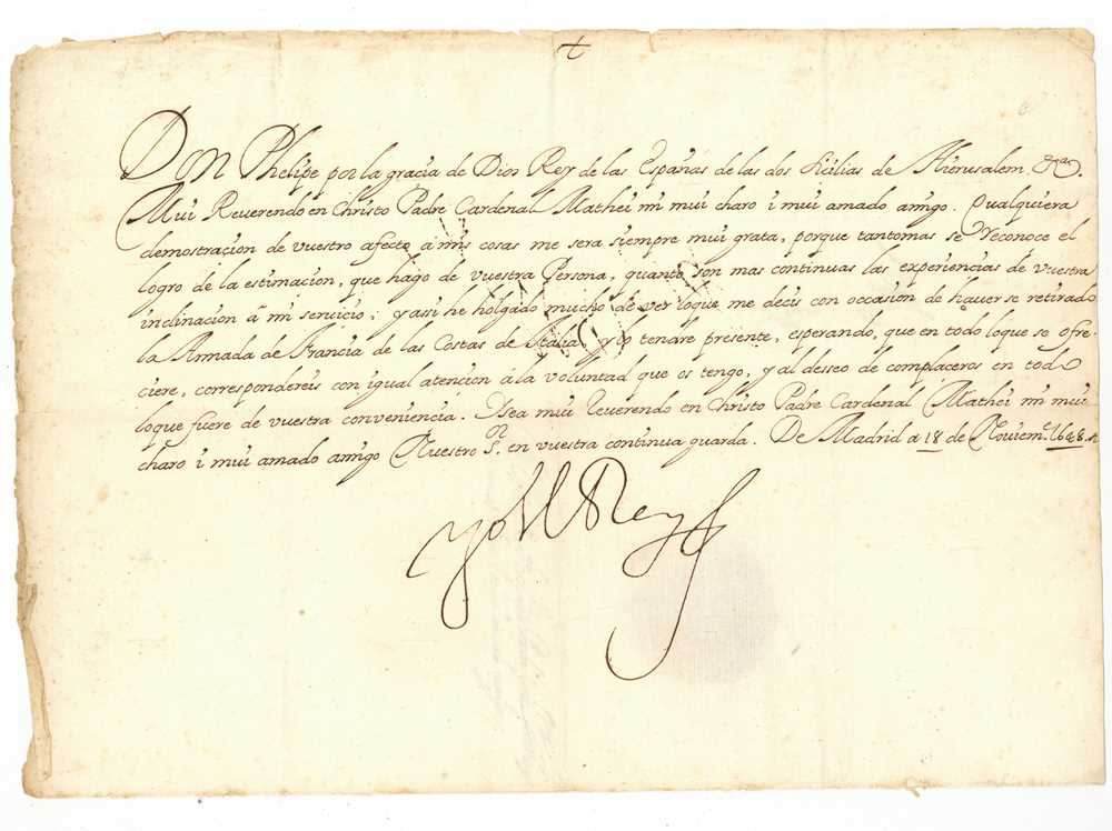 Lot 367 - Philip IV, King of Spain