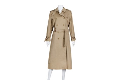 Lot 237 - Burberry Beige Classic Trench Coat - Size 8
