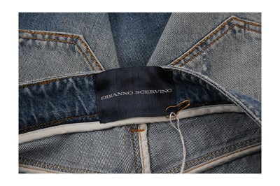 Lot 139 - Ermanno Scervino Blue Denim Shorts - Size 42