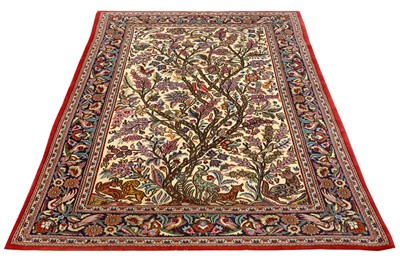Lot 40 - A FINE KASHAN RUG, CENTRAL PERSIA