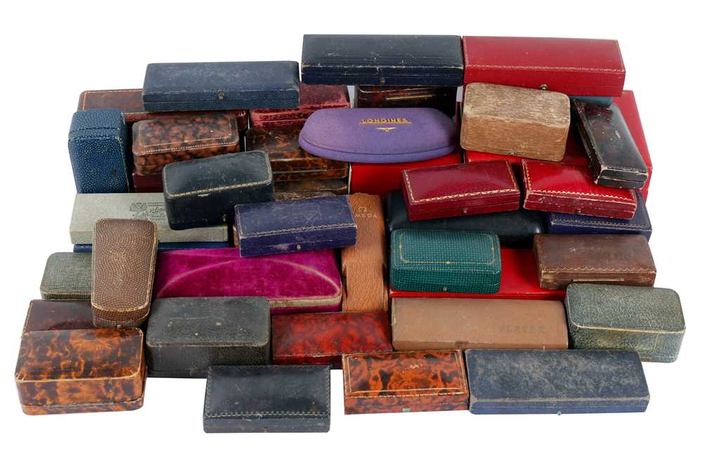 Lot 478 - VINTAGE WATCH BOXES.