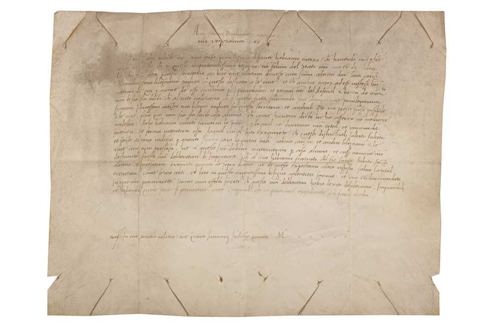 Lot 217 Barbarigo (Agostino) Doge of Venice