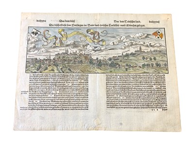 Lot 213 - Germany.- Early maps and views