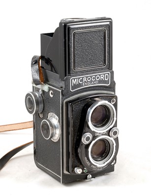 Lot 328 - MPP Microcord TLR with Ross Xpres 77.5cm f3.5 lens & strap.