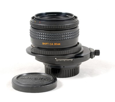 Lot 436 - A Rare Minolta 35mm f2.8 CA Shift Lens, MD Mount. Needs Attn.