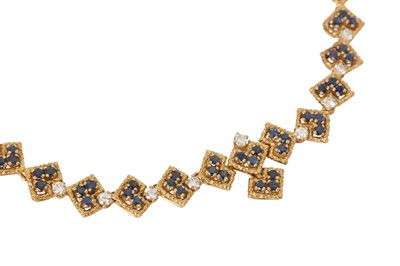 Lot 73 - Mauboussin Ι A sapphire and diamond necklace