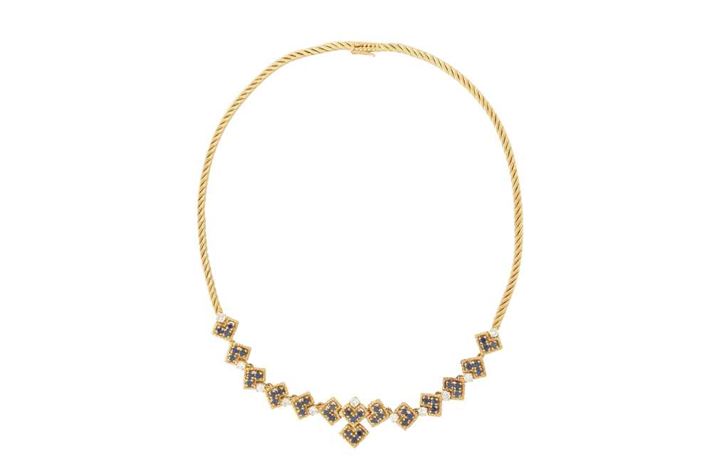 Lot 73 - Mauboussin Ι A sapphire and diamond necklace