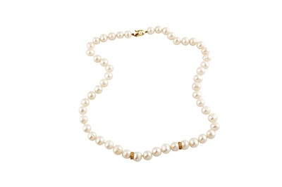 Lot 150 - A cultured pearl necklace