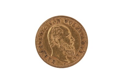 Lot 124 - A GERMAN MARK COIN, 1877