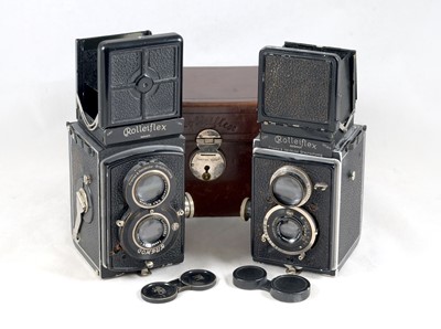Lot 302 - Two Early Rolleiflex Cameras.