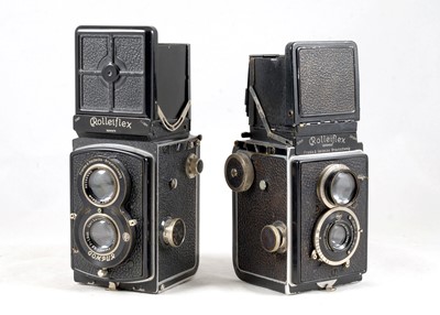 Lot 302 - Two Early Rolleiflex Cameras.