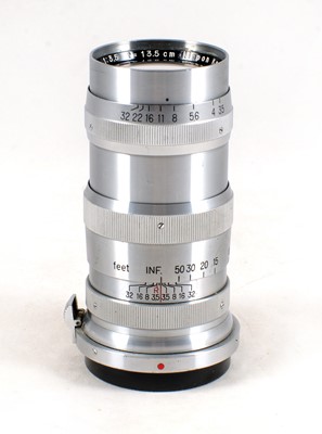 Lot 419 - 13.5cm f3.5 Nikkor-Q.C Rangefinder Lens.
