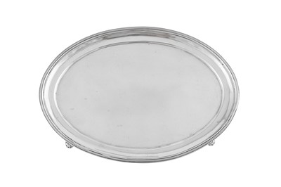 Lot 598 - A George III sterling silver teapot stand, London 1777 by John Wakelin & William Taylor