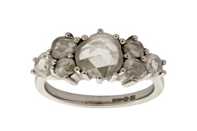 Lot 59 - A diamond seven-stone ring