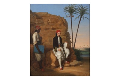 Lot 95 - PIERRE MATHURIN PETRAUD (FRENCH 1807-1880)