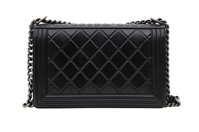Lot 499 - Chanel Black Paris-Salzburg Large Boy Bag