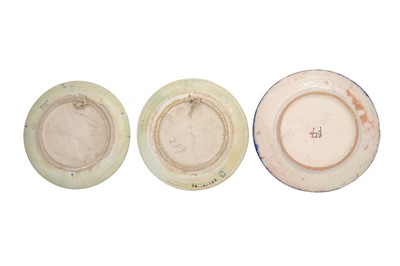 Lot 769 - SEVEN PALESTINIAN IZNIK-STYLE POTTERY DISHES