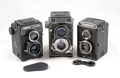 Lot 330 - Group of Three 120 TLR Cameras.