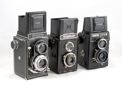 Lot 330 - Group of Three 120 TLR Cameras.