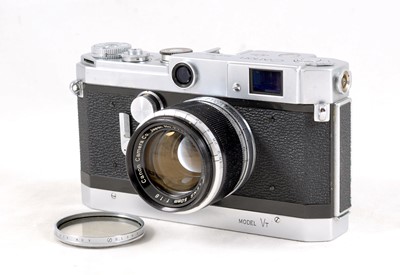 Lot 427 - Canon VT Rangefinder Camera & 50mm Lens.