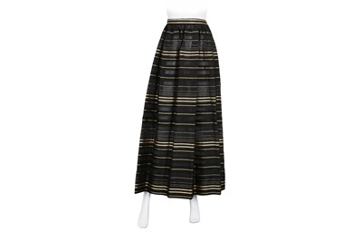 Lot 334 - Christian Dior Black Full Length Drindl Skirt