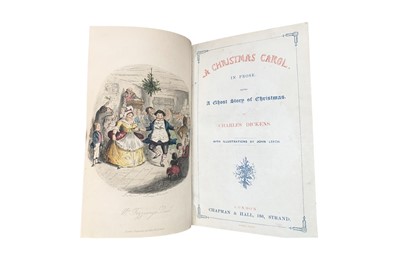 Lot 28 - Dickens. Christmas Carol. First ed.  with tipped-in signature on envelope. 1843