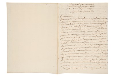 Lot 709 - AN IMPORTANT LETTER OF DIPLOMATIC RELATIONS BETWEEN SAFAVID IRAN AND THE SERENISSIMA