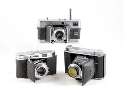 Lot 554 - Group of 3 Voigtlander Cameras.