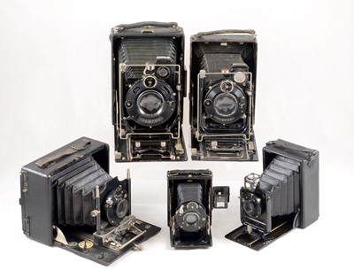 Lot 512 - 5 Plate Cameras, Including an uncommon Kolex Kolar.