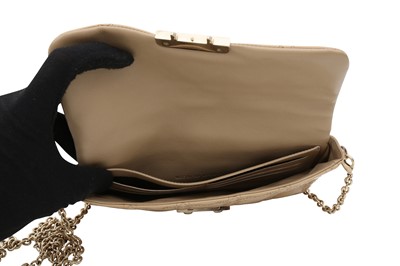 Lot 227 - Christian Dior Beige Miss Dior Wallet On Chain