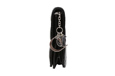 Lot 288 - Christian Dior Black Lady Dior Chain Clutch
