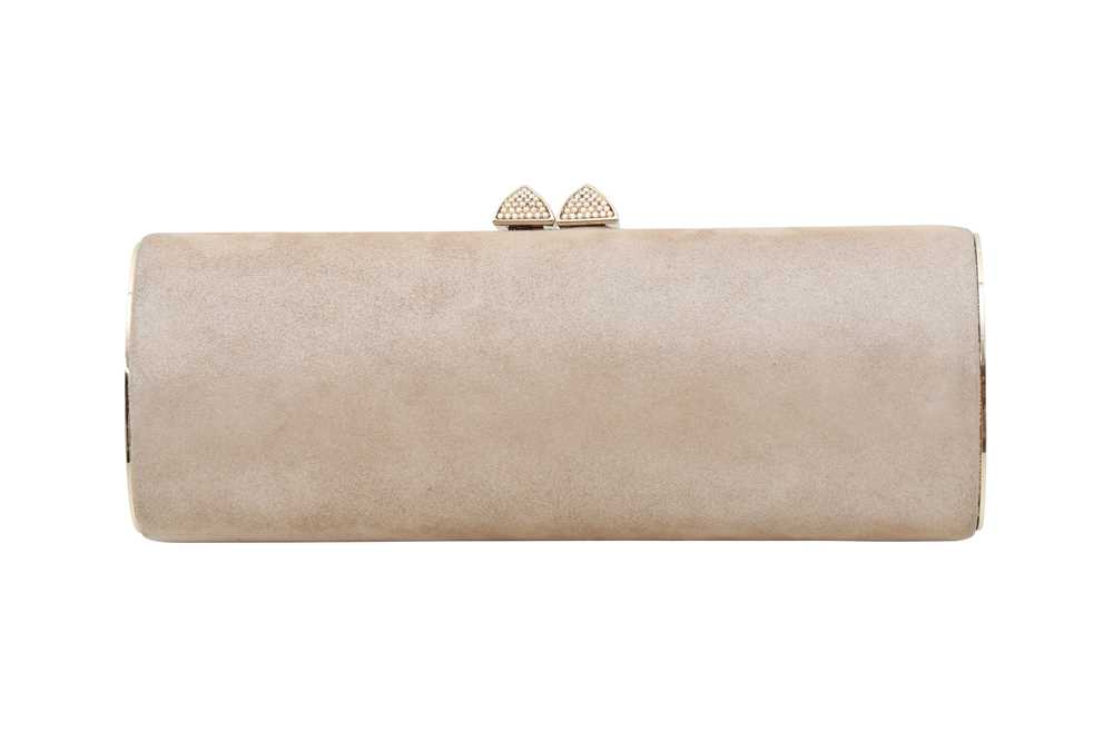 Lot 287 - Jimmy Choo Champagne Gold Tube Clutch