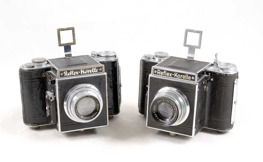 Lot 541 - A Pair of Reflex Korelle 120 SLR Cameras.