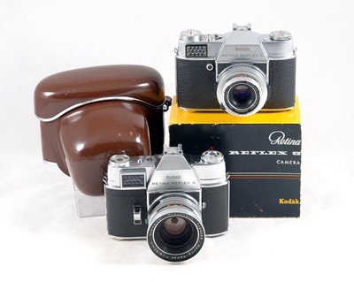 Lot 493 - Kodak Retina Reflex III & Reflex S Cameras.