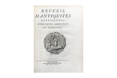 Lot 172 - Caylus. Recueil d’Antiquites. 7 vols. 1752-67