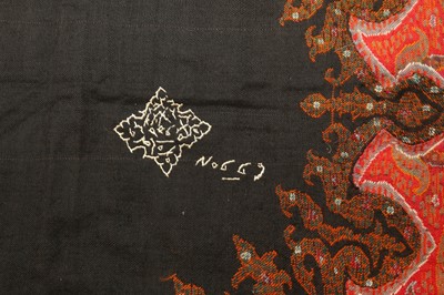 Lot 823 - A KASHMIRI RUMAL SHAWL