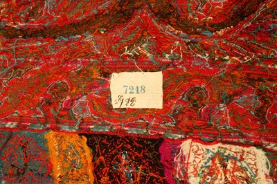 Lot 823 - A KASHMIRI RUMAL SHAWL