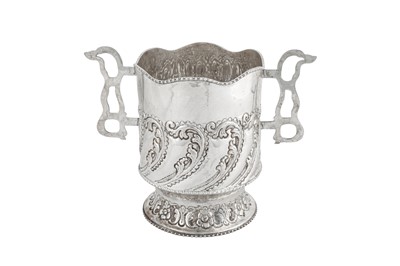 Lot 149 - A late 20th century modern Indian silver ice bucket