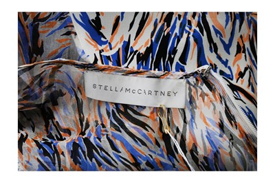 Lot 137 - Stella McCartney Silk Abstract Print Sleeveless Dress -  Size 38