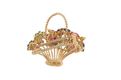 Lot 80 - Van Cleef & Arpels Ι A gem-set giardinetto brooch, 1959