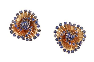 Lot 75 - Van Cleef & Arpels Ι A pair of sapphire earrings