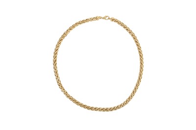 Lot 99 - A fancy-link chain necklace