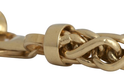 Lot 99 - A fancy-link chain necklace