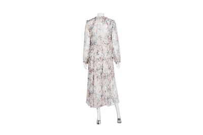 Lot 35 - Zimmerman Silk Floral Print Tiered Midi Dress - Size 2