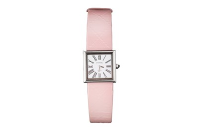 Lot 50 - Chanel Pink Mademoiselle Bracelet Watch