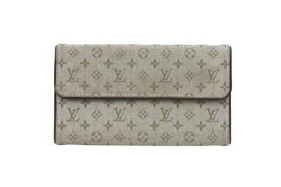 Lot 180 - Louis Vuitton Khaki Monogram Idylle Long Wallet