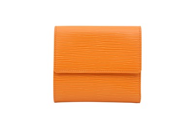Lot 12 - Louis Vuitton Mandarin Orange Epi Elise Wallet