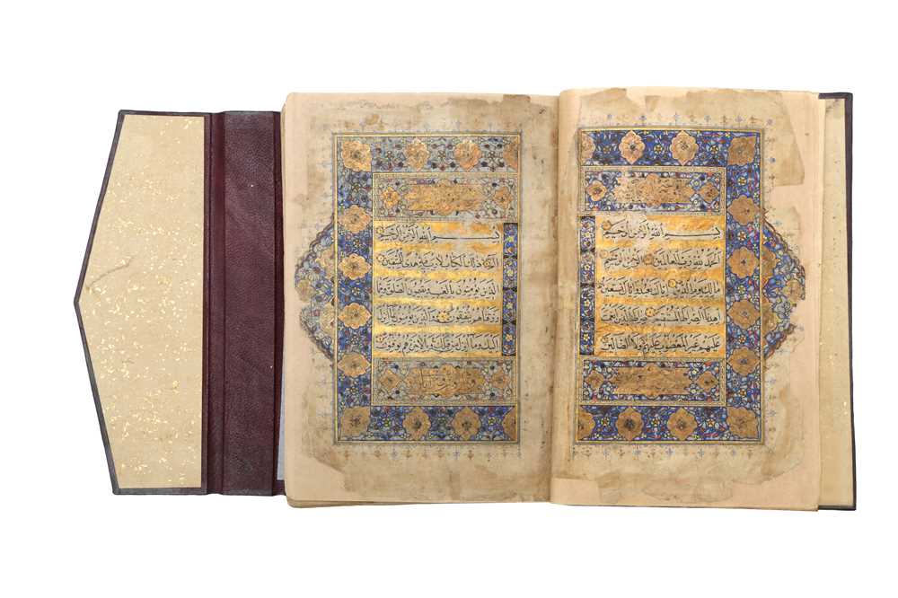 Lot 416 - A LARGE OTTOMAN QUR’AN